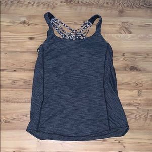Lululemon Tank with built-in Strappy Bra